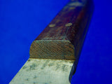 US WW2 WWII Vintage Large Marked Fighting Knife w/ Sheath