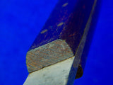 US WW2 WWII Vintage Large Marked Fighting Knife w/ Sheath