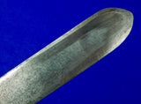 US WW2 WWII Vintage Large Marked Fighting Knife w/ Sheath