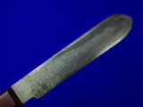 US WW2 WWII Vintage Large Marked Fighting Knife w/ Sheath