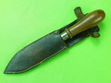 US WW2 Well Made Custom Handmade Theater Fighting Knife w/ Sheath