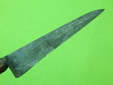 Antique Old German Germany Stag Handle Unusual Hunting Fighting Knife