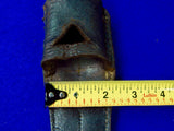 US or French 19 Century Artillery Sword Leather Frog