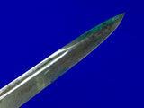 VERY RARE 19 C British English J. Burnand & Co Sheffield Short Sword Large Knife