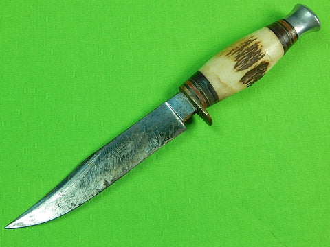Vintage British English J. Nowill & Sons Hunting Stag Knife 