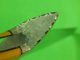 Vintage 1950-60's Custom Hand Made Bowie Fighting Knife