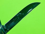 Vintage 1965-69 US CASE XX Red Bone Hunter 2 Blade Folding Pocket Knife
