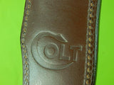 Vintage 1970's US Colt Sheffield England Made Skinning Hunting Knife & Sheath
