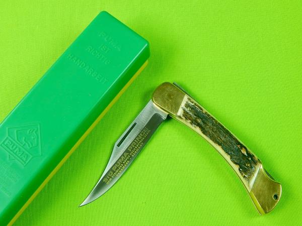 Vintage 1979 German Germany Puma 910 Prince Stag Folding Pocket