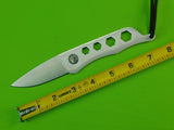Vintage 1980s BenchMark SOS-B Fixed Blade Knife w/ Scabbard Box