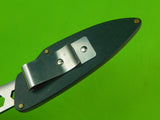 Vintage 1980s BenchMark SOS-B Fixed Blade Knife w/ Scabbard Box
