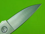 Vintage 1980s BenchMark SOS-B Fixed Blade Knife w/ Scabbard Box