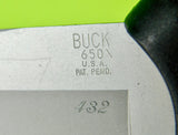 Vintage 1994 US Buck Nighthawk Model 650 Limited Edition Fighting Knife & Sheath