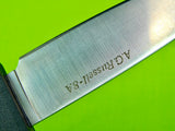 Vintage AG Russel - 8A Japan Japanese Boot Fighting Knife w/ Scabbard