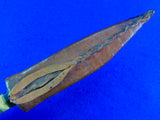 Vintage Antique Old African Africa Hunting Fighting Knife w/ Sheath