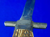Vintage Antique Custom Made French France English British Fighting Knife Dagger
