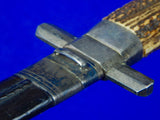 Vintage Antique Custom Made French France English British Fighting Knife Dagger