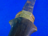 Vintage Antique Old Turkish Turkey Middle East Jambia Fighting Knife w/ Scabbard