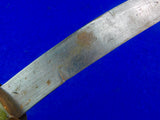 Vintage Antique Old Turkish Turkey Middle East Jambia Fighting Knife w/ Scabbard