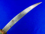 Vintage Antique Old Turkish Turkey Middle East Jambia Fighting Knife w/ Scabbard