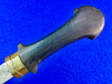Vintage Antique Old Turkish Turkey Middle East Jambia Fighting Knife w/ Scabbard