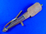 Vintage Antique Spanish Mexican Plug Bayonet Stiletto Fighting Knife Dagger w/ Sheath