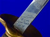 Vintage Antique US Model 1860 1909 Presentation Engraved Sword