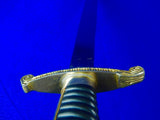 Vintage Argentina Argentinian Police Dress Dagger Short Sword with Scabbard