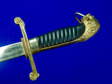 Vintage Argentina Argentinian Police Dress Dagger Short Sword with Scabbard