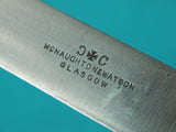 Vintage British English McNaughton & Watson Glasgow Hunting Knife