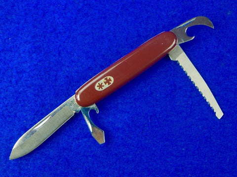 Vintage British English Rodgers Sheffield Multi Tool Saw Folding Pocket Knife