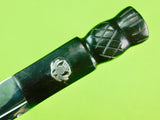 Vintage British English Scottish Custom Made Sgian Dubh Dagger Knife w/ Sheath
