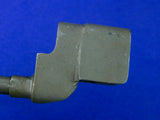 Vintage British English Fighting Knife Spike Bayonet w/ Scabbard
