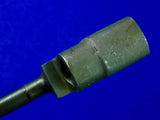 Vintage British English Fighting Knife Spike Bayonet w/ Scabbard