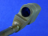Vintage British English Fighting Knife Spike Bayonet w/ Scabbard