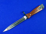 Vintage Chinese China Bayonet Fighting Knife w Scabbard
