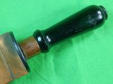 Vintage Custom Hand Made From Electric Switch Large Bowie Copper Fighting Knife