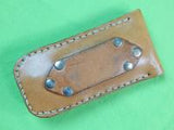 Vintage Custom Hand Made Lock Back Stag Folding Pocket Knife & Sheath