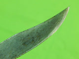 Vintage Custom Hand Made Lock Back Stag Folding Pocket Knife & Sheath