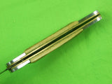 Vintage Custom Hand Made Lock Back Stag Folding Pocket Knife & Sheath