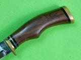 Vintage Custom Hand Made Skinner Hunting Knife & Sheath