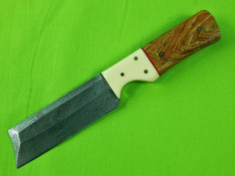 Vintage Custom Handmade Damascus Blade Tanto Knife