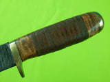 Vintage Custom Handmade From File Hunting Knife
