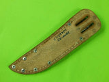 Vintage Custom Handmade Small Skinner Hunting Fighting Knife w/ Sheath