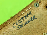 Vintage Custom Handmade Small Skinner Hunting Fighting Knife w/ Sheath