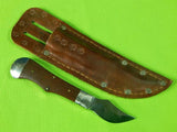 Vintage Custom Handmade Small Skinner Hunting Fighting Knife w/ Sheath