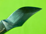 Vintage Custom Handmade Small Skinner Hunting Fighting Knife w/ Sheath