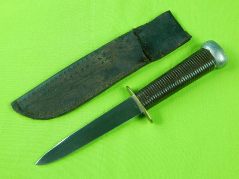 Vintage Custom Handmade Theater Fighting Knife w/ Sheath