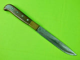 Vintage Custom Made Handmade Fighting Knife w/ Sheath