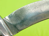 Vintage Custom Made Handmade Skinner Hunting Knife w/ Sheath